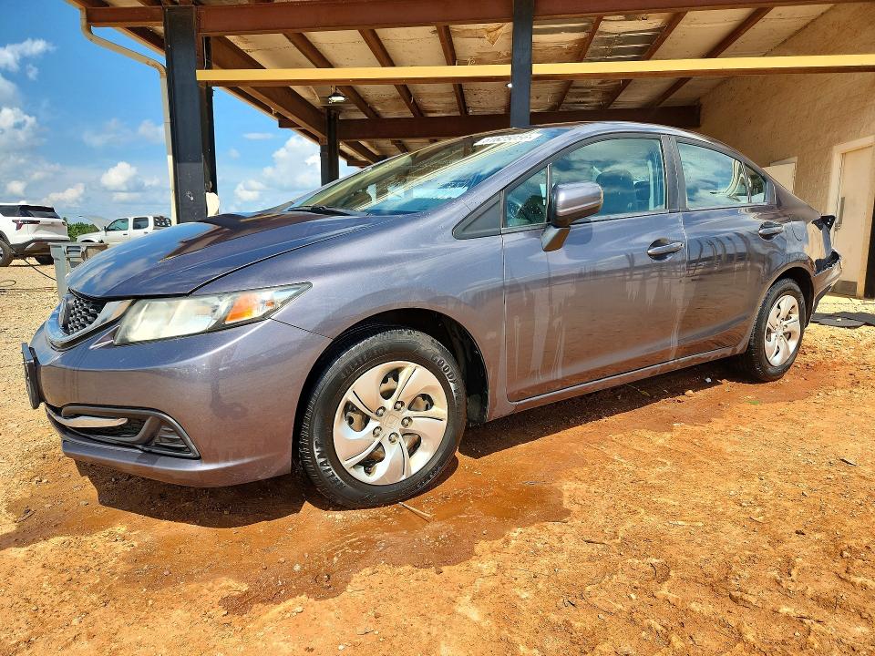 HONDA CIVIC 2015 with VIN 19XFB2F57FE239838 - Photo from auction