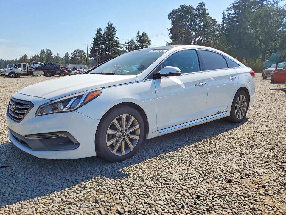 HYUNDAI SONATA 2016 with VIN 5NPE34AF4GH396955 - Photo from auction