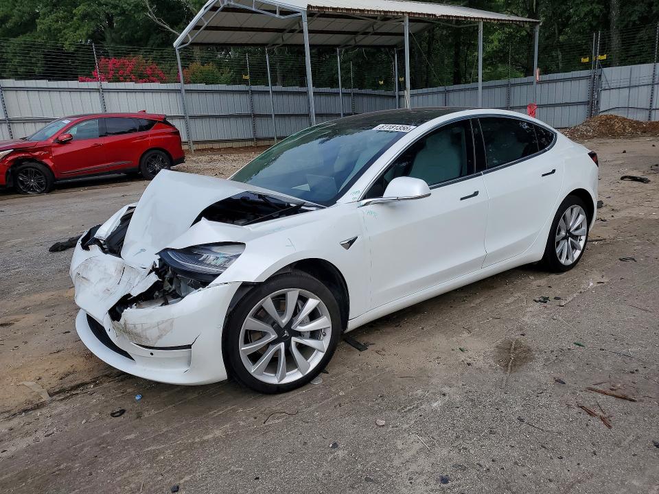 TESLA MODEL 3 2019 with VIN 5YJ3E1EA3KF407689 - Photo from auction