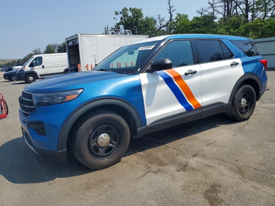 FORD EXPLORER 2021 with VIN 1FM5K8AW9MNA14775 - Photo from auction