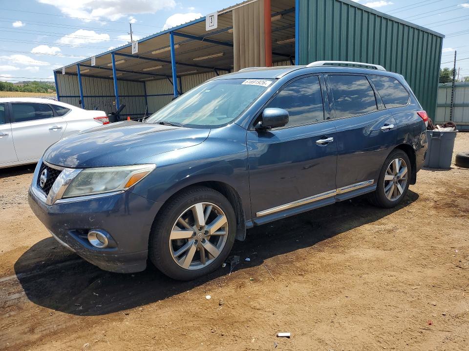 NISSAN PATHFINDER 2015 with VIN 5N1AR2MM5FC600390 - Photo from auction
