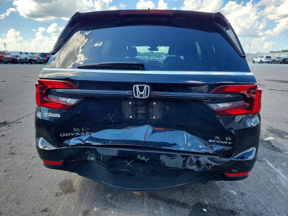Photo 6 from auction – 2024 HONDA ODYSSEY with VIN 5FNRL6H72RB070911