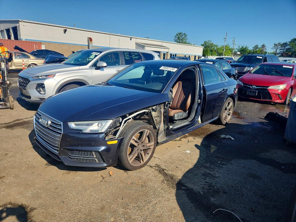 AUDI A4 2017 with VIN WAUENAF41HN063692 - Photo from auction