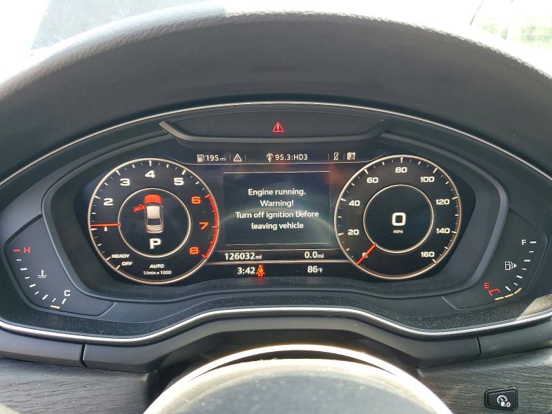 Photo 9 from auction – 2017 AUDI A4 with VIN WAUKMAF45HN048733