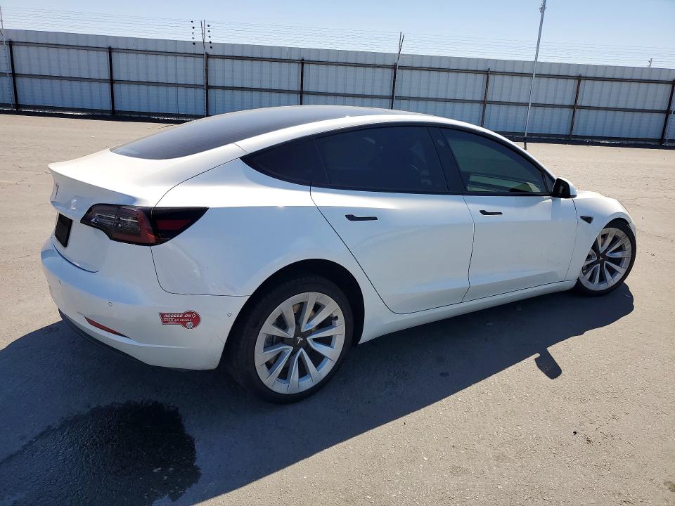 Photo 3 from auction – 2021 TESLA MODEL 3 with VIN 5YJ3E1EA0MF921969