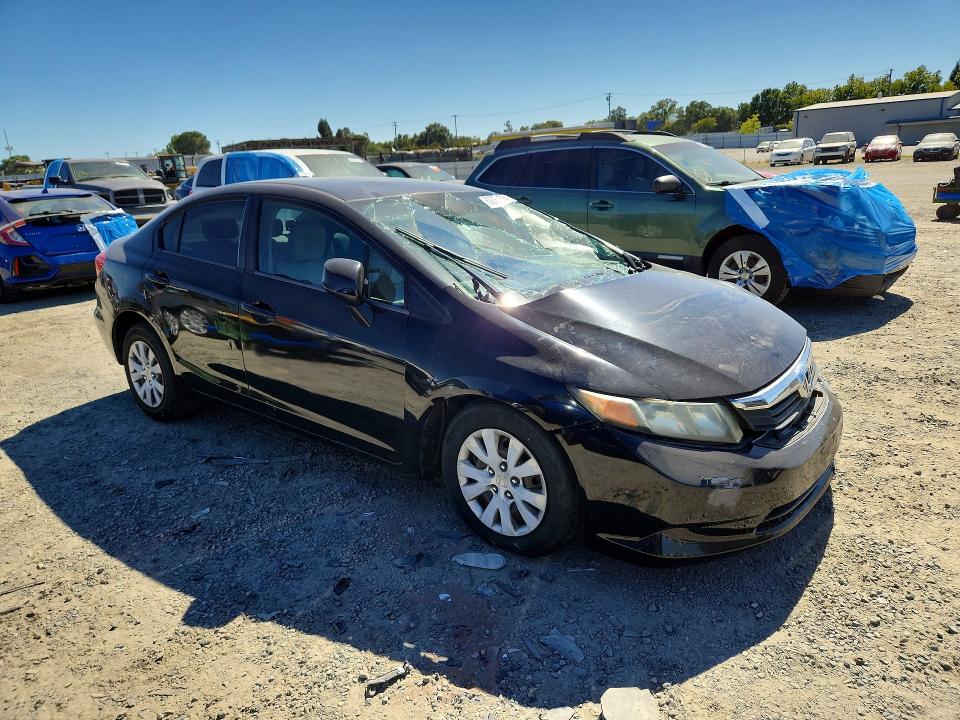 Photo 4 from auction – 2012 HONDA CIVIC with VIN 19XFB2F52CE343374