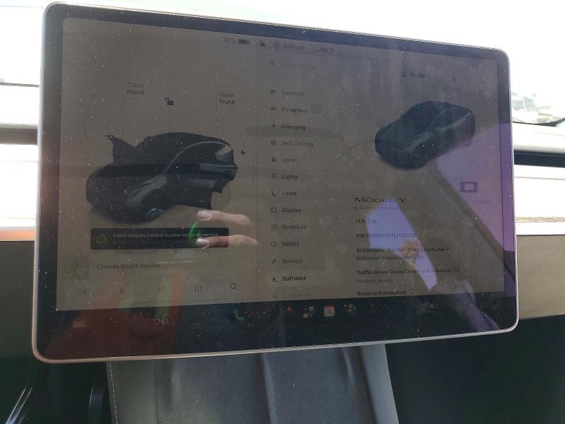 Photo 9 from auction – 2025 TESLA MODEL Y with VIN 7SAYGDED7SF320327