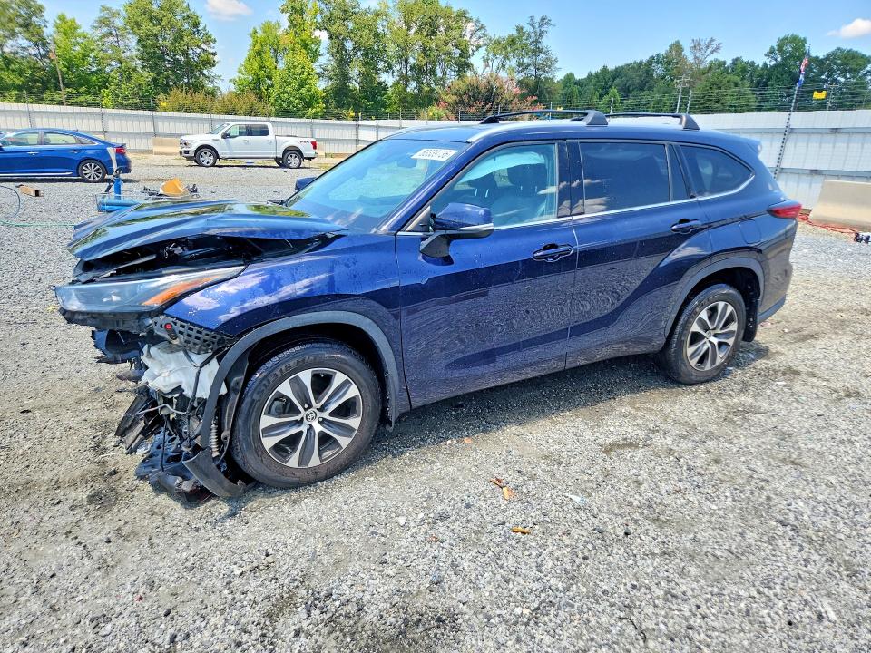 Photo 1 from auction – 2022 TOYOTA HIGHLANDER with VIN 5TDGZRBH1NS565051