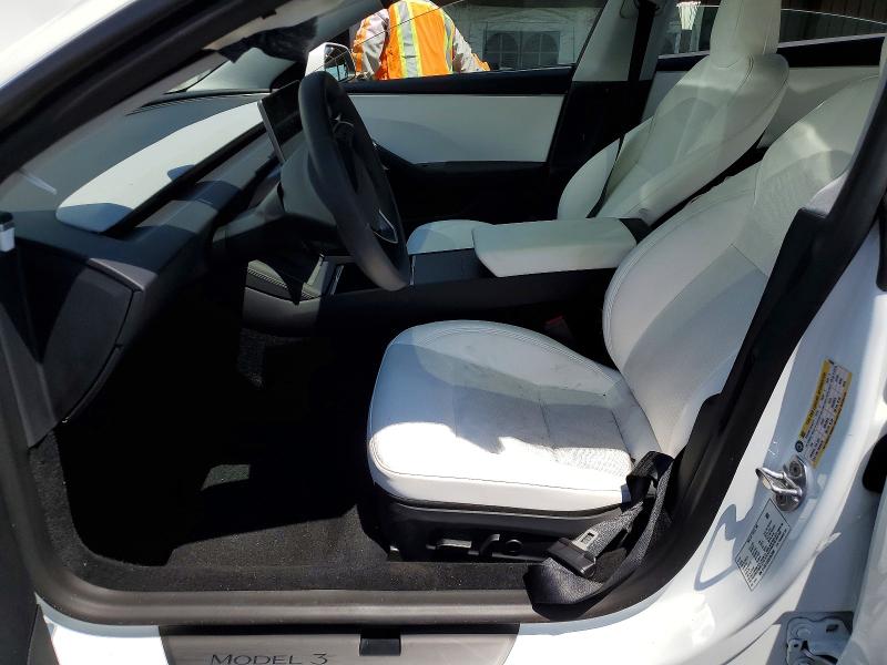 Photo 7 from auction – 2025 TESLA MODEL 3 with VIN 5YJ3E1EB2SF953098