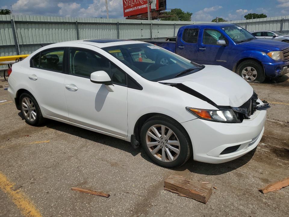 Photo 4 from auction – 2012 HONDA CIVIC with VIN 19XFB2F82CE045028