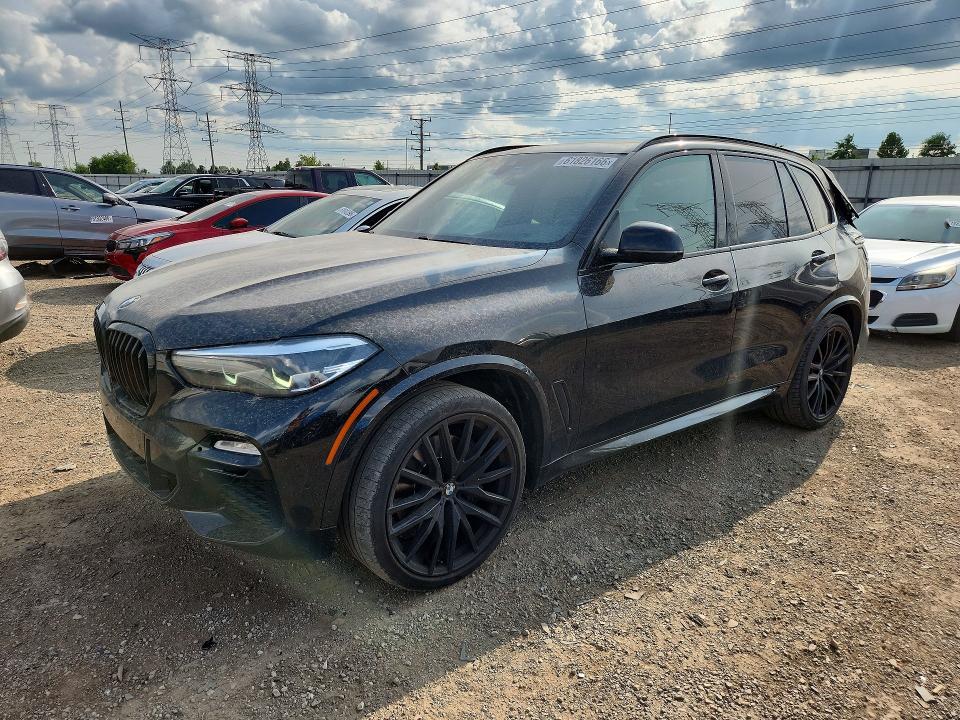 BMW X5 2021 with VIN 5UXCR6C01M9E43262 - Photo from auction