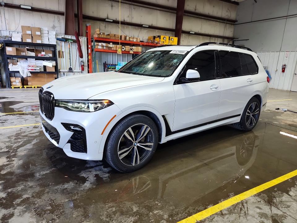 BMW X7 2022 with VIN 5UXCW2C06N9K98431 - Photo from auction