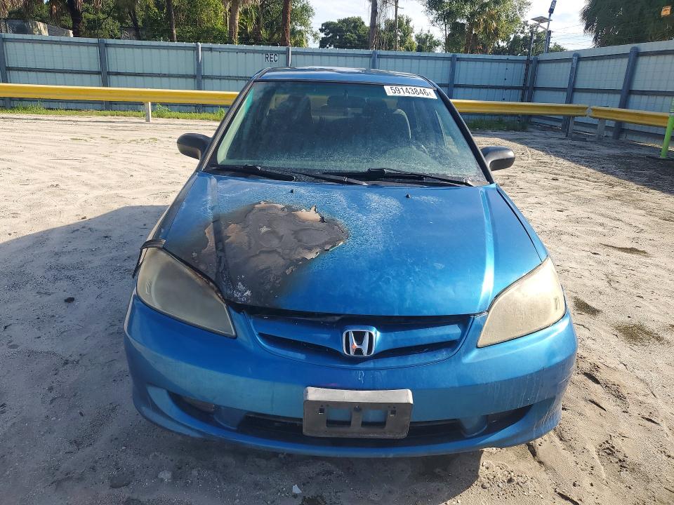 Photo 5 from auction – 2005 HONDA CIVIC with VIN 2HGES16535H546353