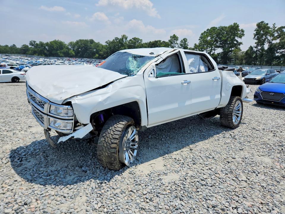 CHEVROLET SILVERADO 2014 with VIN 3GCUKREC7EG435507 - Photo from auction