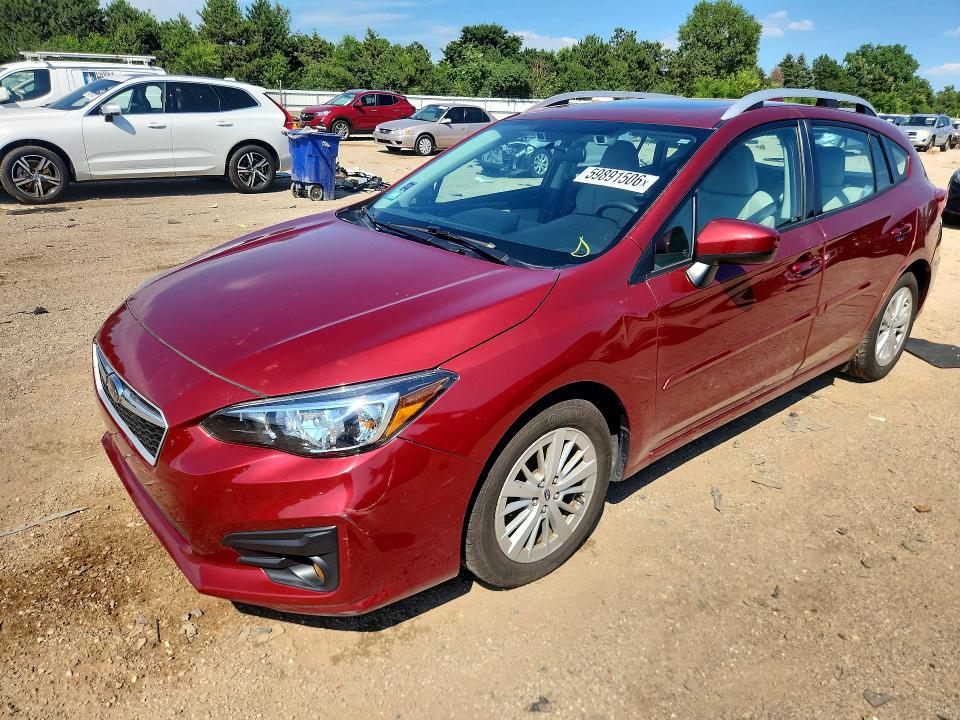 SUBARU IMPREZA 2017 with VIN 4S3GTAD69H3707621 - Photo from auction
