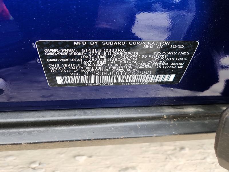 Zdjęcie 14 z aukcji – 2026 SUBARU OUTBACK z VIN JF2BURJD8TY462980