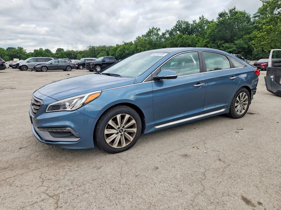 HYUNDAI SONATA 2017 with VIN 5NPE34AFXHH566639 - Photo from auction