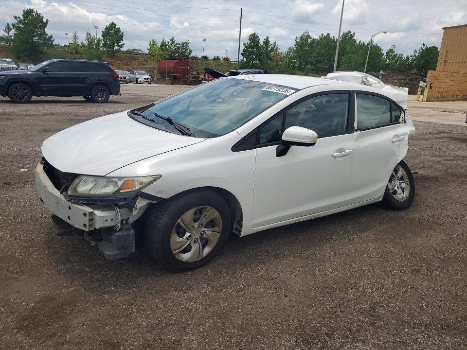 HONDA CIVIC 2014 with VIN 2HGFB2F57EH503791 - Photo from auction