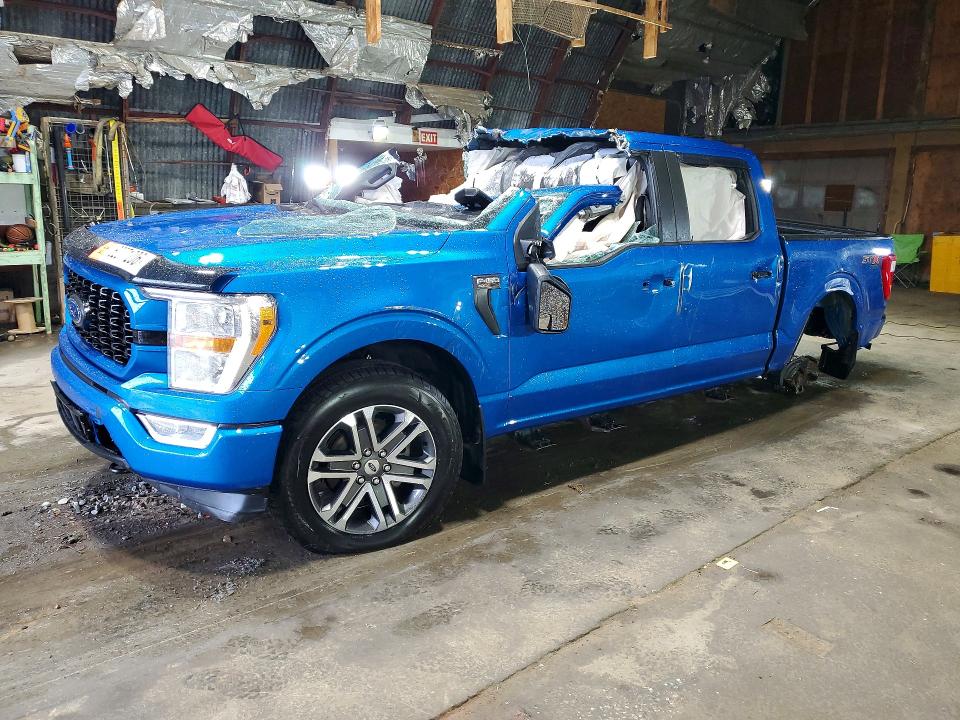 FORD F150 2021 with VIN 1FTEW1EP6MFA55877 - Photo from auction