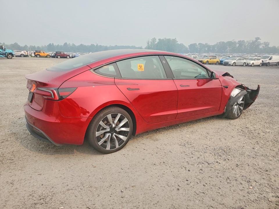 Photo 3 from auction – 2024 TESLA MODEL 3 with VIN 5YJ3E1EA4RF721099
