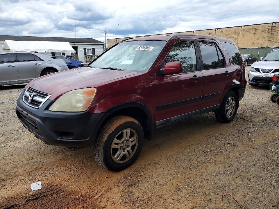HONDA CR-V 2002 with VIN JHLRD78892C053749 - Photo from auction