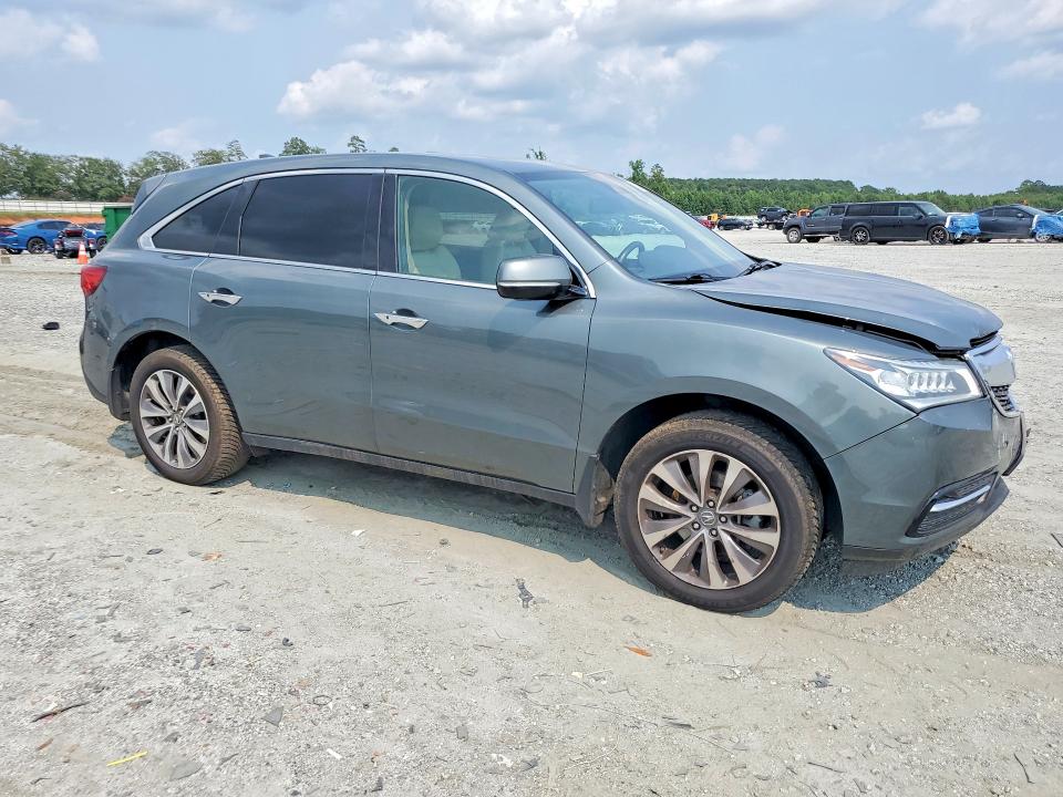 Photo 4 from auction – 2014 ACURA MDX with VIN 5FRYD4H40EB048370