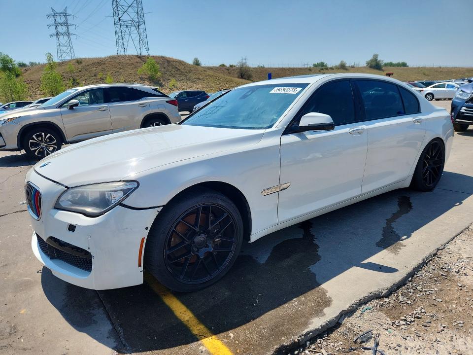 BMW 740 2015 with VIN WBAYF4C55FGS99420 - Photo from auction