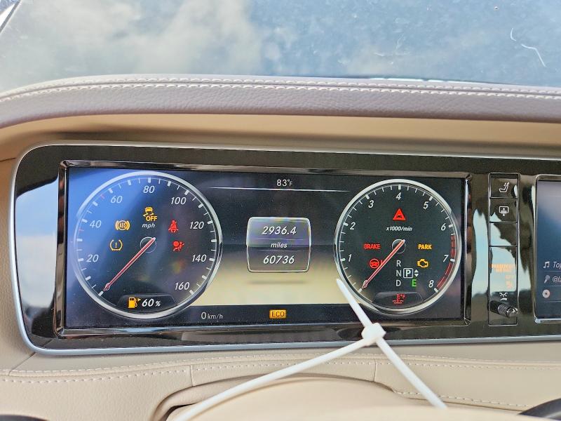 Photo 9 from auction – 2014 MERCEDES-BENZ S with VIN WDDUG8CB8EA034963