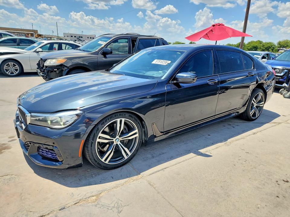 BMW 740 2017 with VIN WBA7E4C50HGU99459 - Photo from auction
