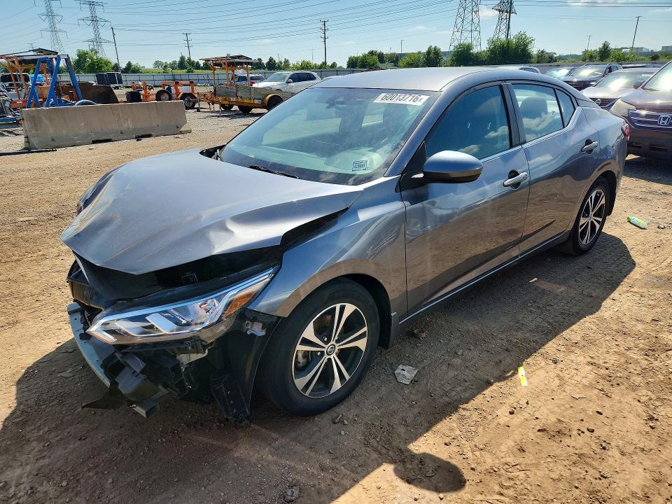 Photo 1 from auction – 2022 NISSAN SENTRA with VIN 3N1AB8CV0NY248396