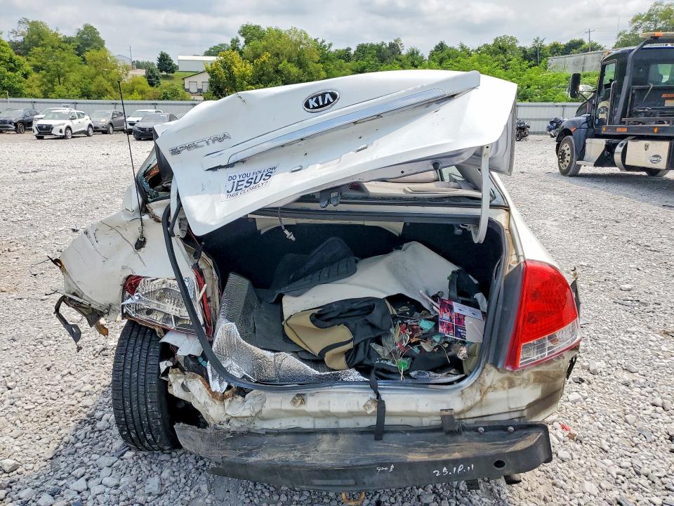 Photo 6 from auction – 2008 KIA SPECTRA with VIN KNAFE122X85518368