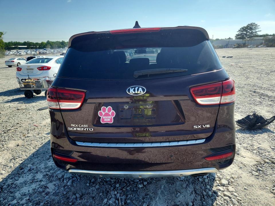 Photo 6 from auction – 2016 KIA SORENTO with VIN 5XYPK4A51GG067981