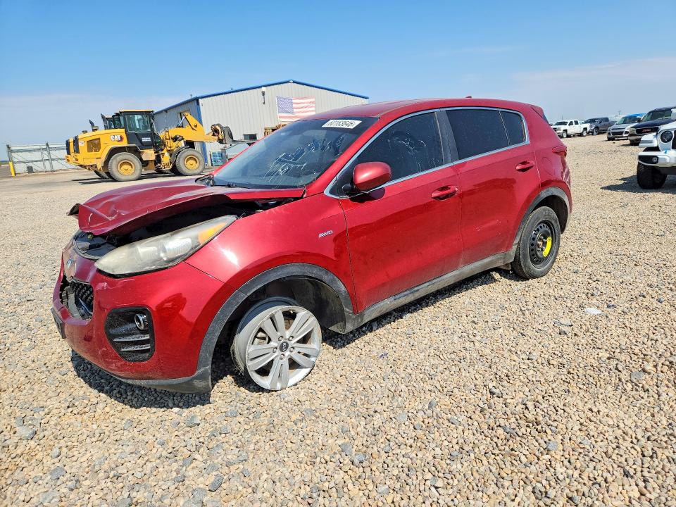KIA SPORTAGE 2018 with VIN KNDPMCAC0J7406172 - Photo from auction