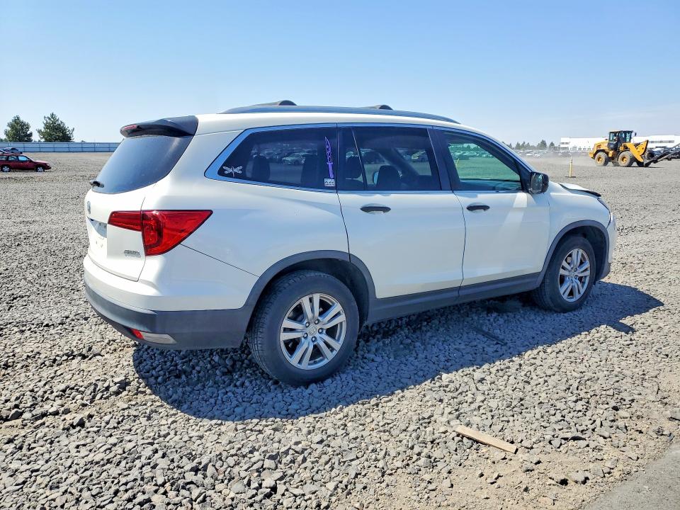 Photo 3 from auction – 2017 HONDA PILOT with VIN 5FNYF6H14HB077940