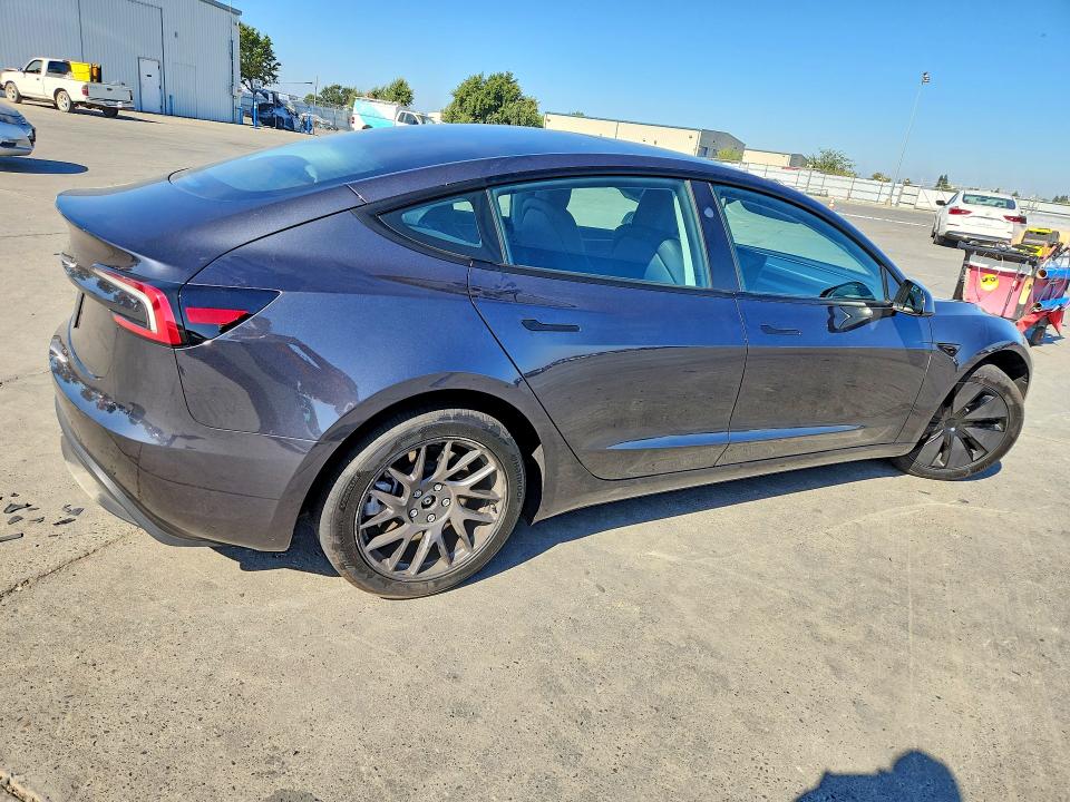 Photo 3 from auction – 2025 TESLA MODEL 3 with VIN 5YJ3E1EA2SF027243