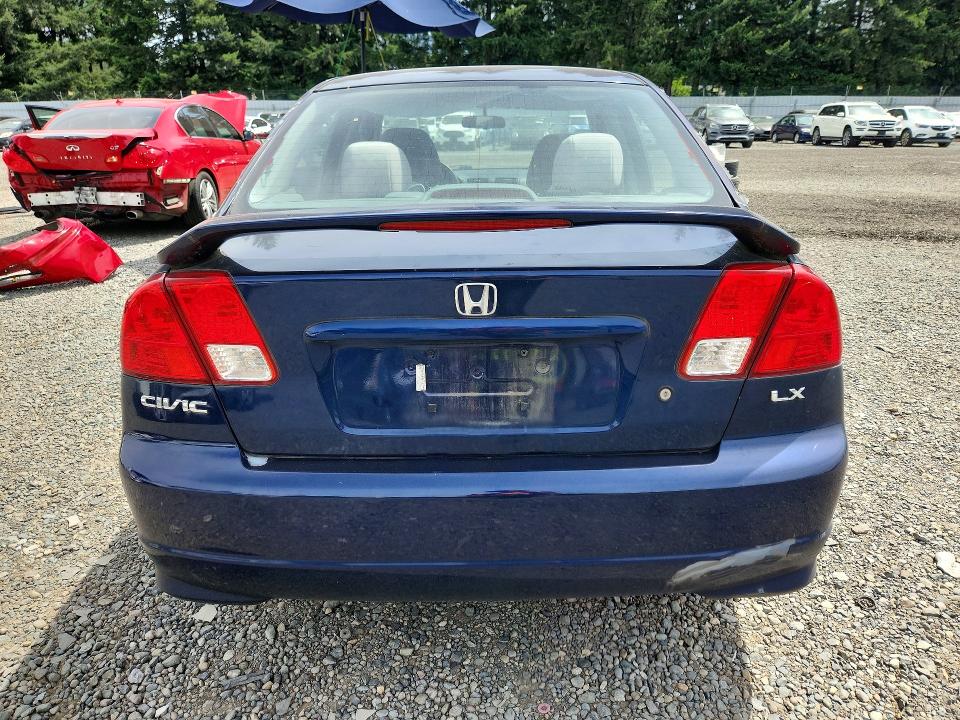Photo 6 from auction – 2005 HONDA CIVIC with VIN JHMES165X5S001675