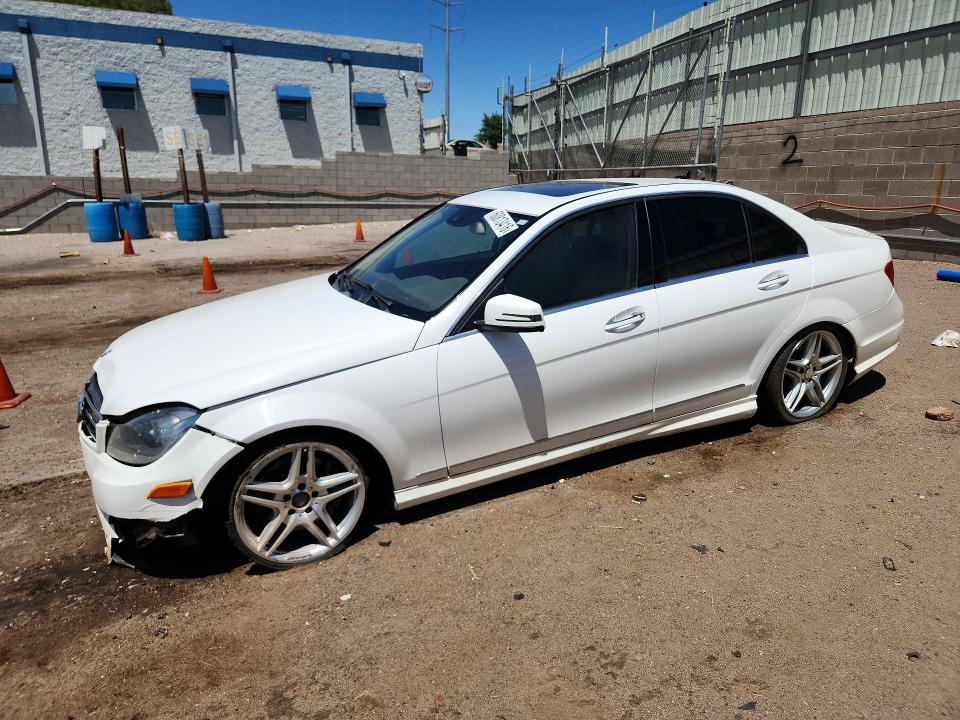 MERCEDES-BENZ C 2014 with VIN WDDGF8AB0ER307057 - Photo from auction