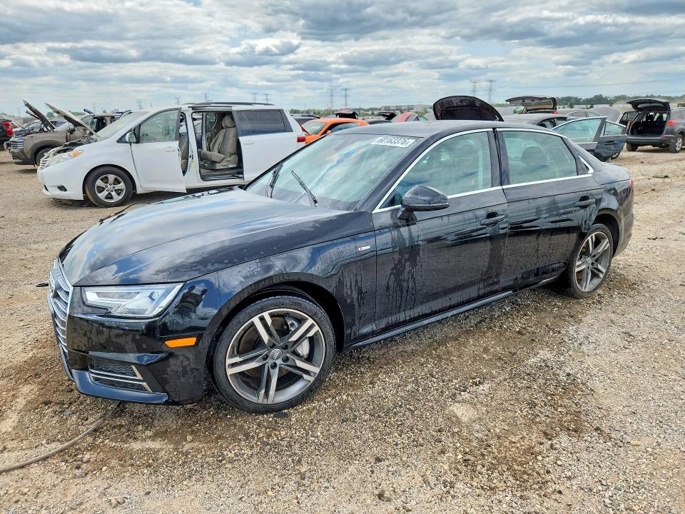 AUDI A4 2018 with VIN WAUENAF4XJN017302 - Photo from auction
