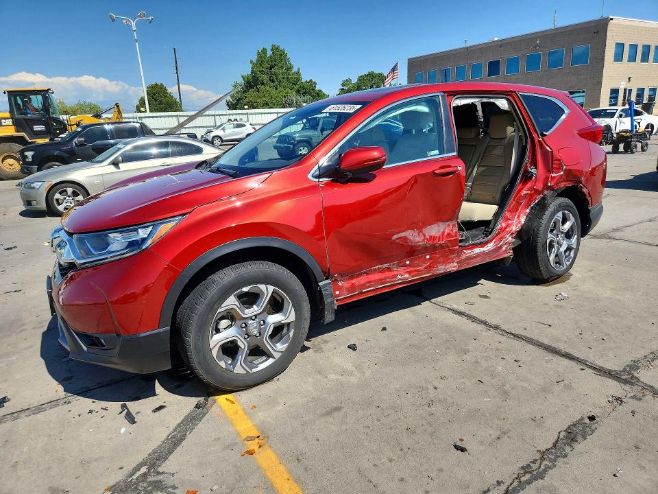 HONDA CR-V 2019 with VIN 5J6RW2H85KL004486 - Photo from auction