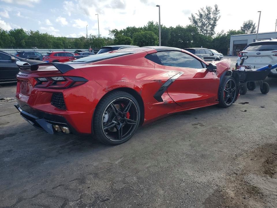 Photo 3 from auction – 2021 CHEVROLET CORVETTE with VIN 1G1YB2D47M5116383