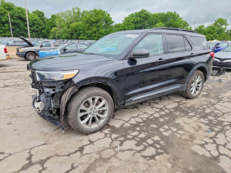 FORD EXPLORER 2021 with VIN 1FMSK8DH4MGB22242 - Photo from auction