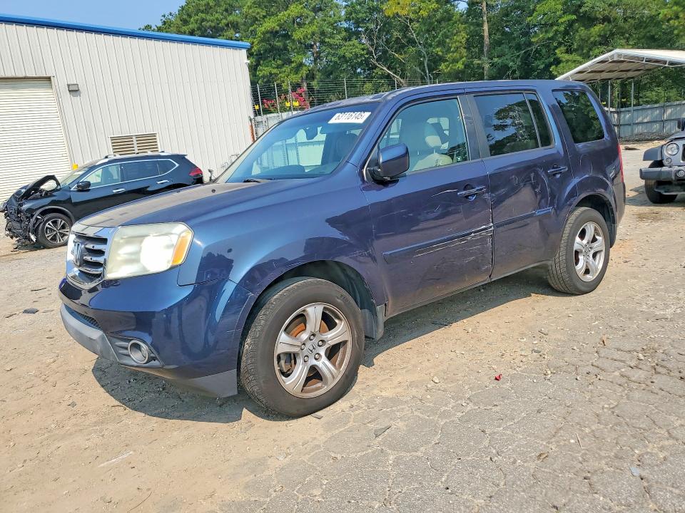 HONDA PILOT 2012 with VIN 5FNYF3H53CB038007 - Photo from auction