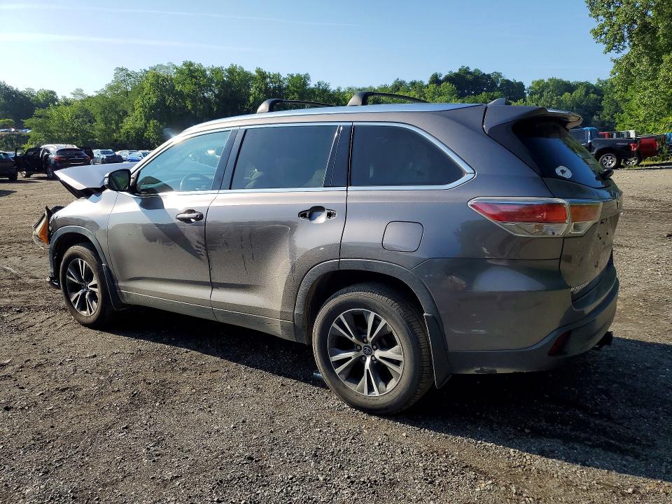 Photo 2 from auction – 2016 TOYOTA HIGHLANDER with VIN 5TDJKRFH5GS283261