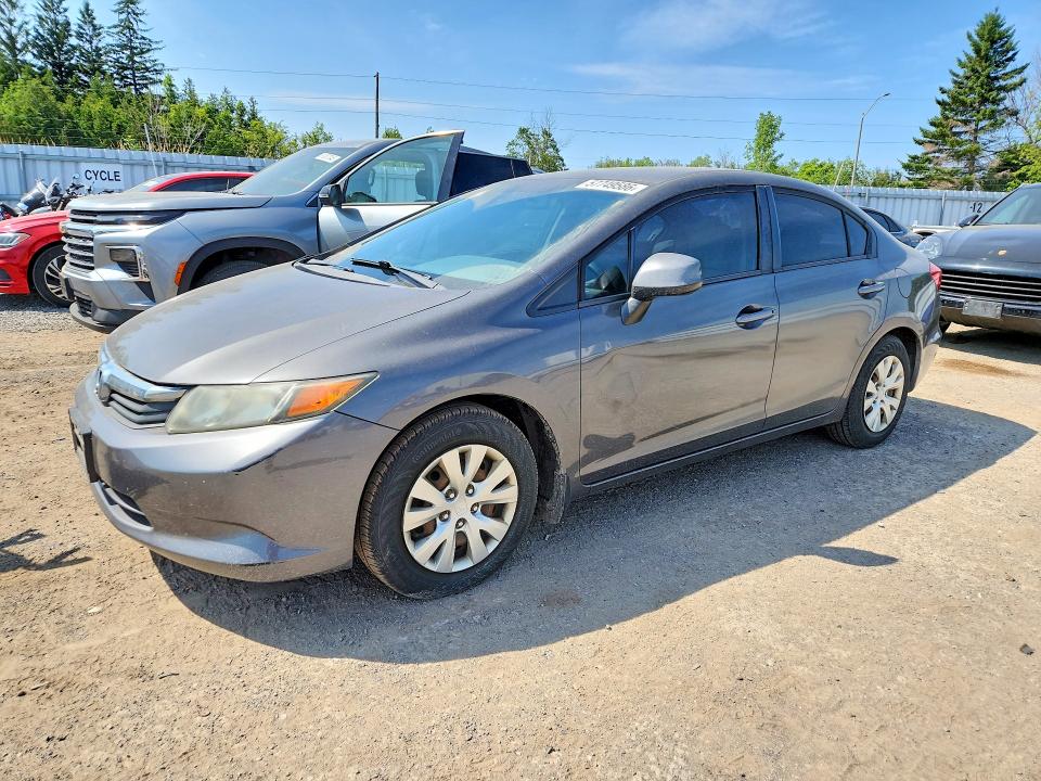 HONDA CIVIC 2012 with VIN 2HGFB2F43CH047194 - Photo from auction