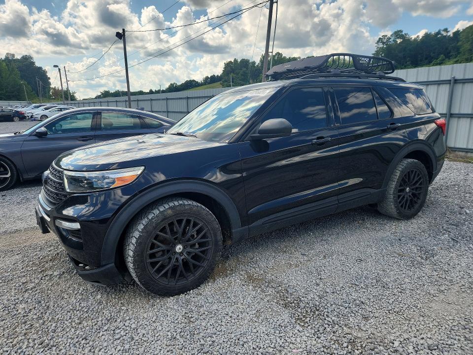 FORD EXPLORER 2020 with VIN 1FMSK8DH4LGA76927 - Photo from auction