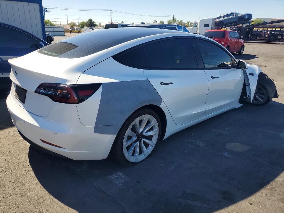 Photo 3 from auction – 2021 TESLA MODEL 3 with VIN 5YJ3E1EAXMF087483