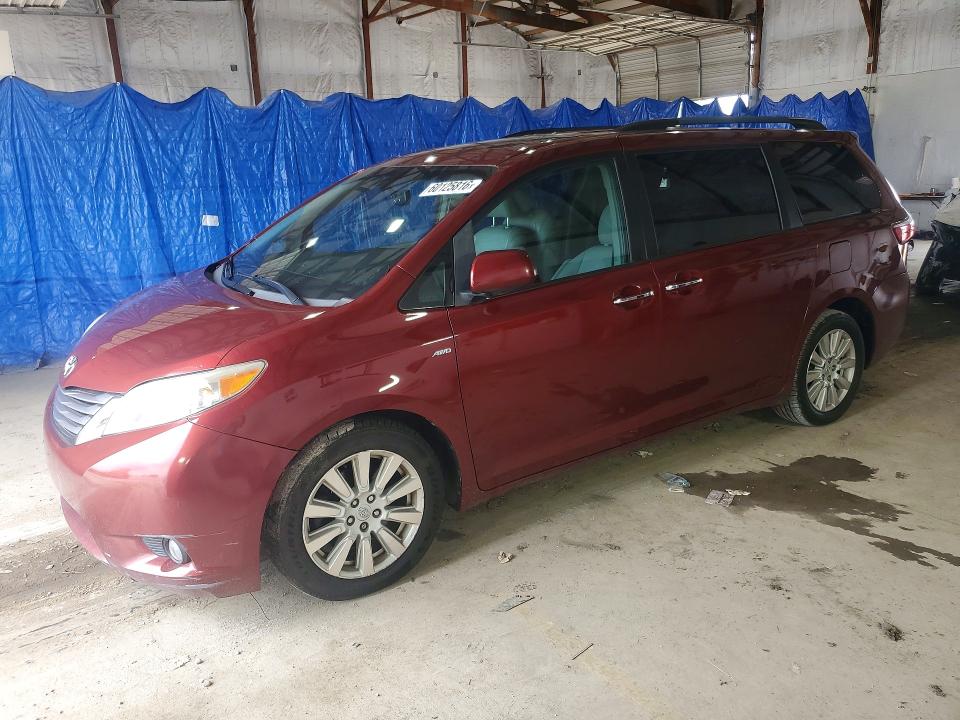 TOYOTA SIENNA 2017 with VIN 5TDDZ3DC2HS173332 - Photo from auction