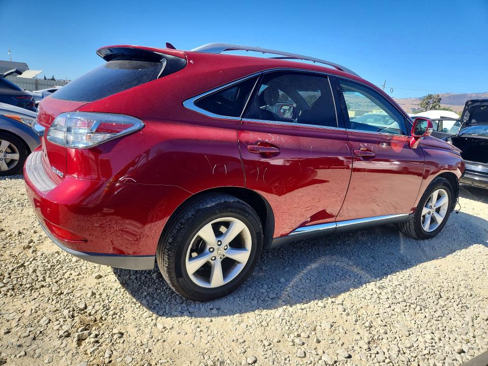 Photo 3 from auction – 2012 LEXUS RX with VIN JTJBK1BA6C2449915