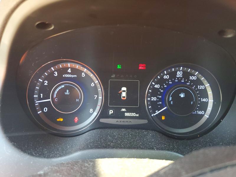 Photo 9 from auction – 2015 HYUNDAI AZERA with VIN KMHFH4JG9FA435300