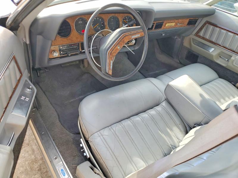 Photo 8 from auction – 1977 FORD THUNDERBIRD with VIN 7G87S106754